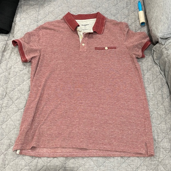 Good fellow & Co red polo Size L - Picture 1 of 3